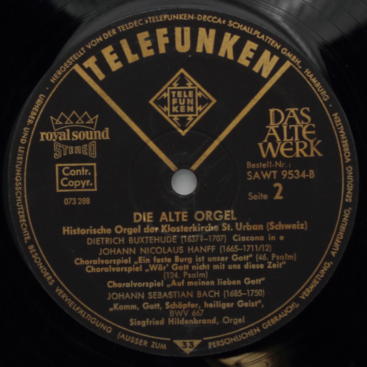 Die Alte Orgel - Historische Orgel der Klosterkirche St. Urban