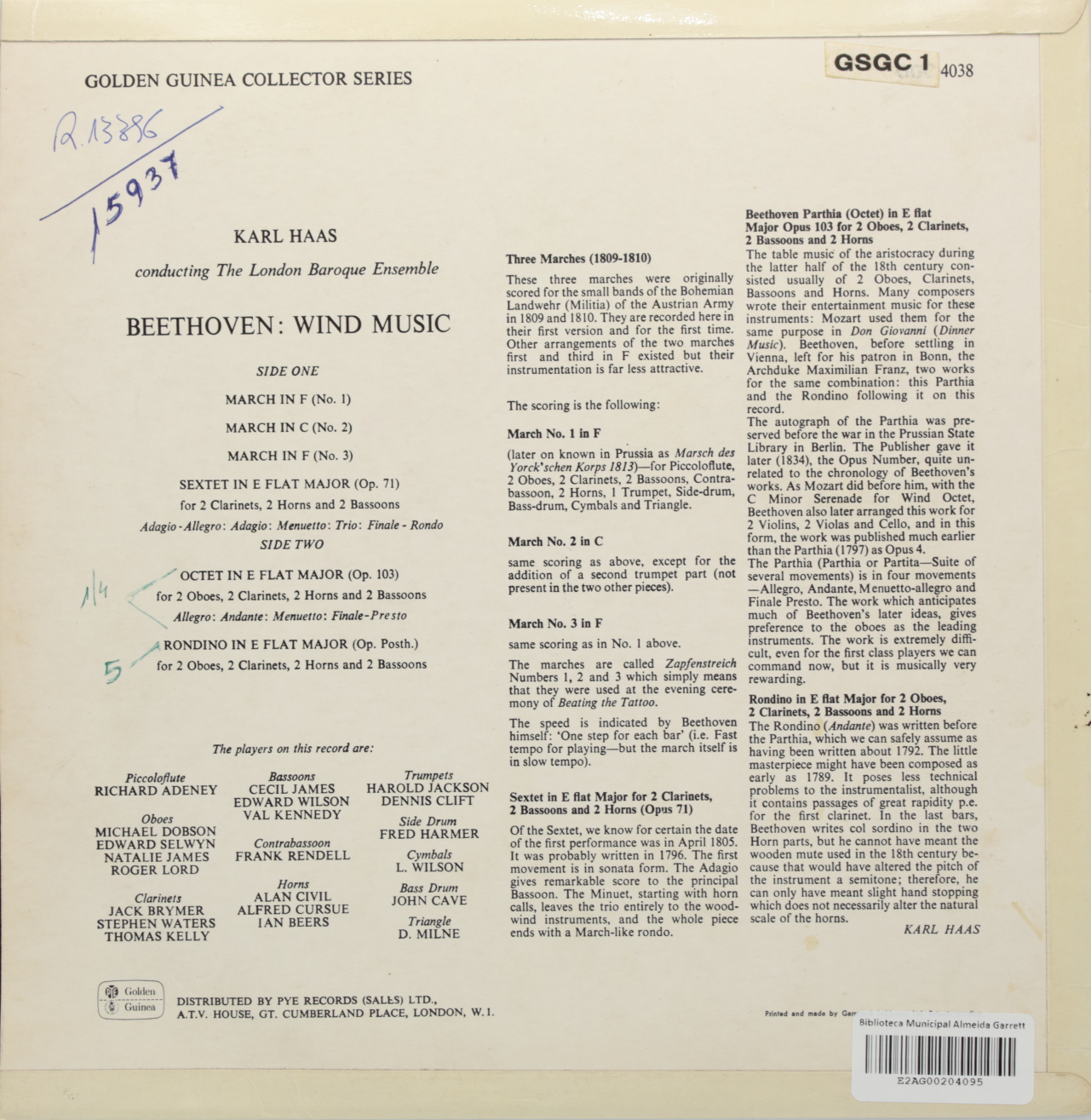Beethoven: Wind Music