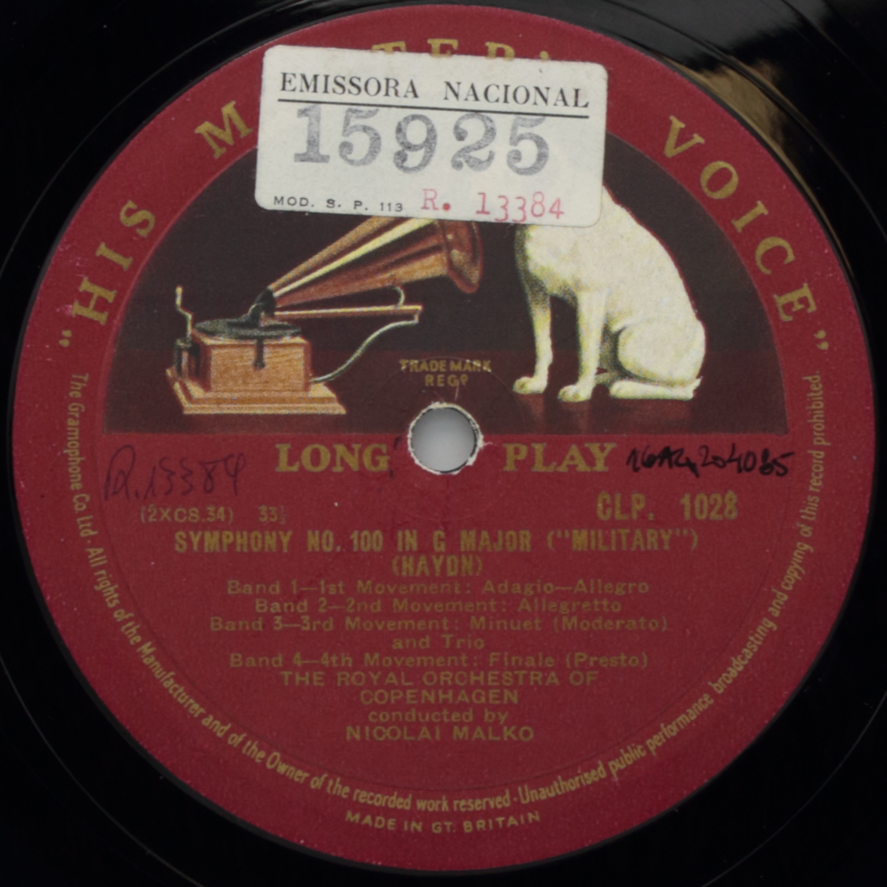 Haydn: Symphony No. 92 in G major (Oxford); Symphony No. 100 in G major (Military)