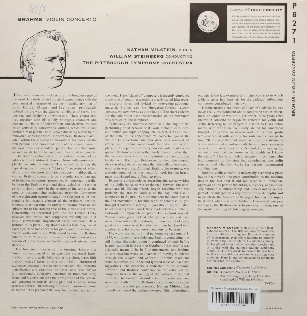 Brahms: Concerto in D major for Violin and Orchestra Op. 77