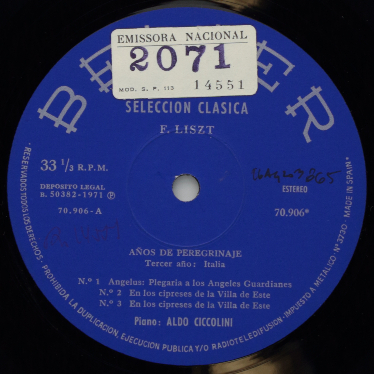 Liszt: Años de peregrinaje - Tercer año Italia