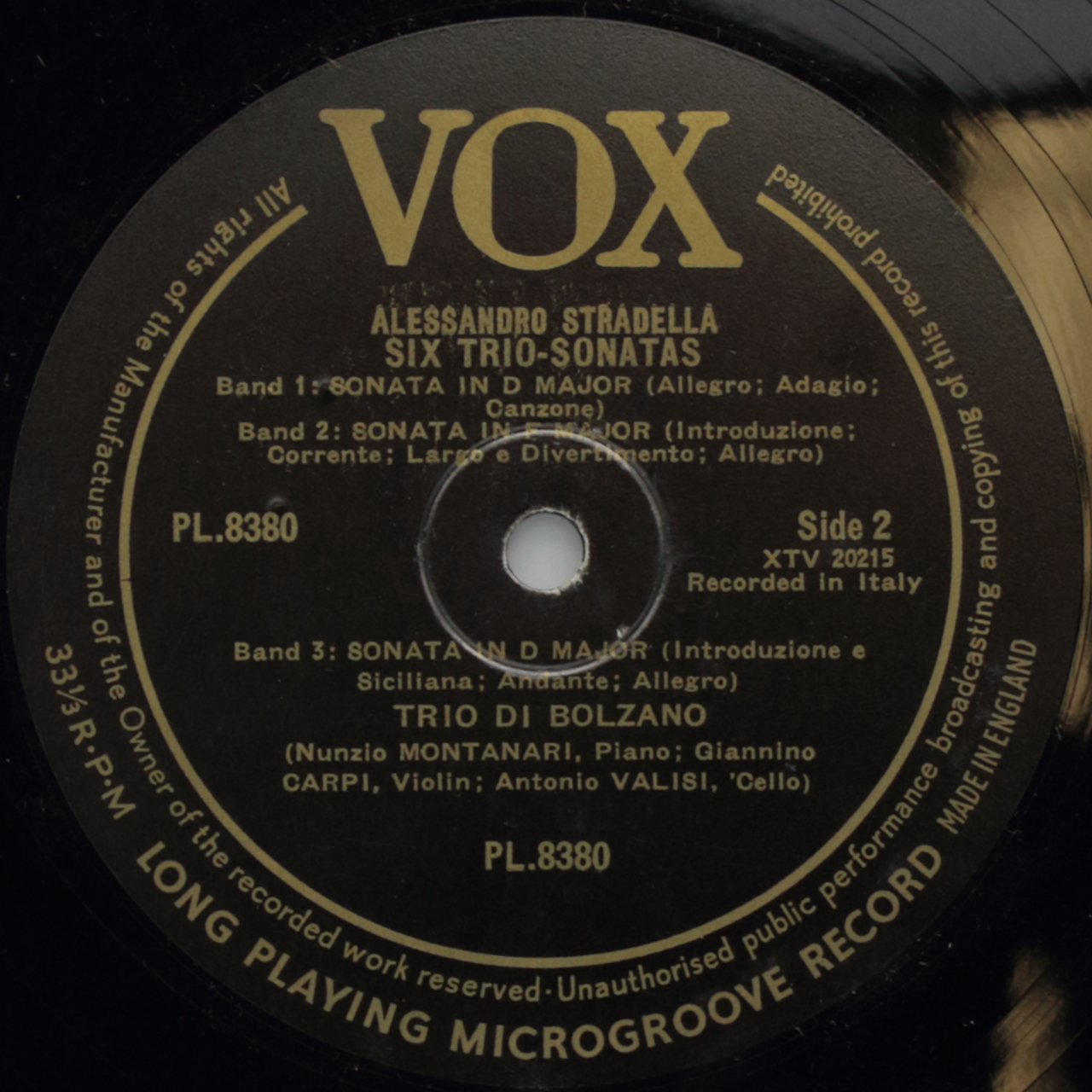 Stradella: Six Trio-Sonatas