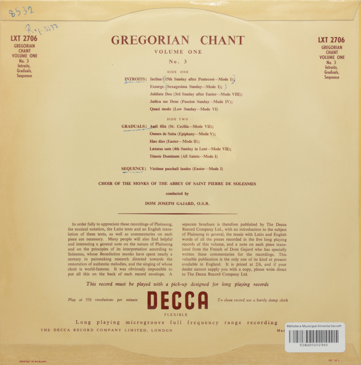 Gregorian Chant