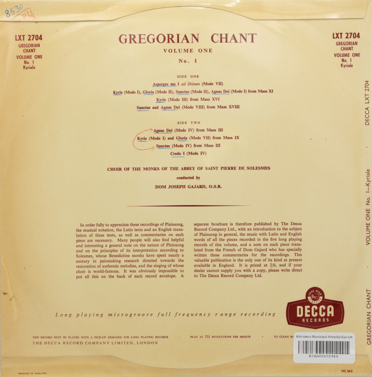 Gregorian Chant