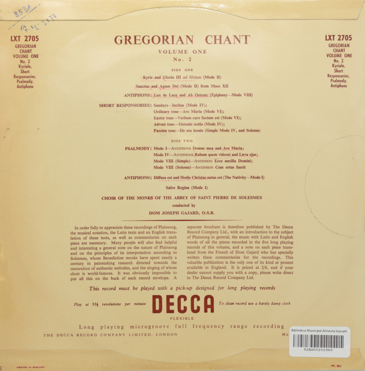 Gregorian Chant
