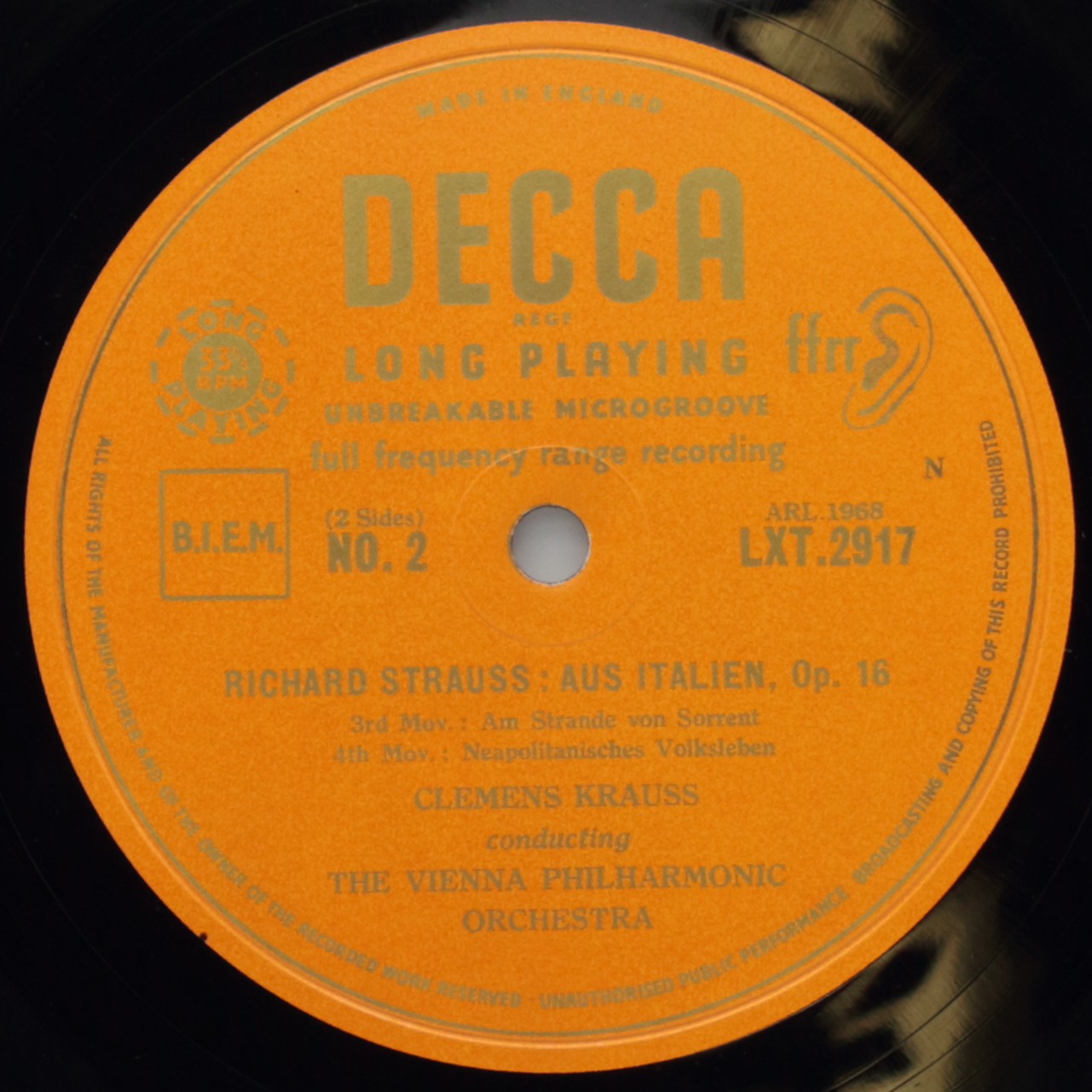 Strauss, Richard: Aus Italien
