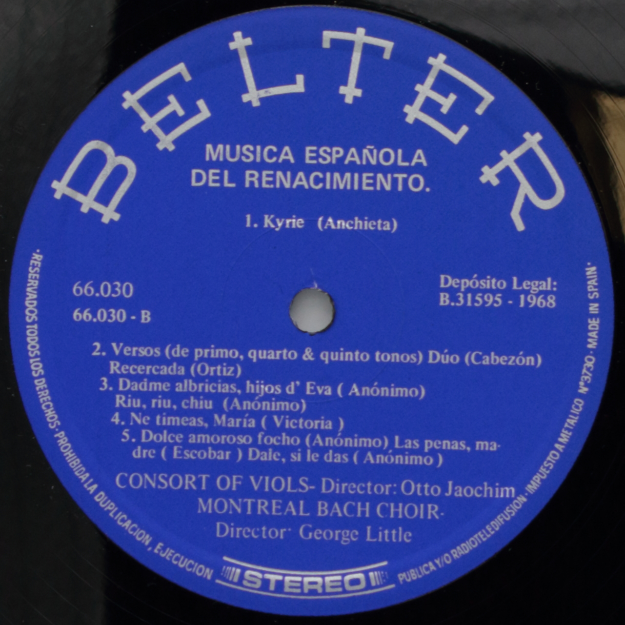 Musica española del Renacimiento