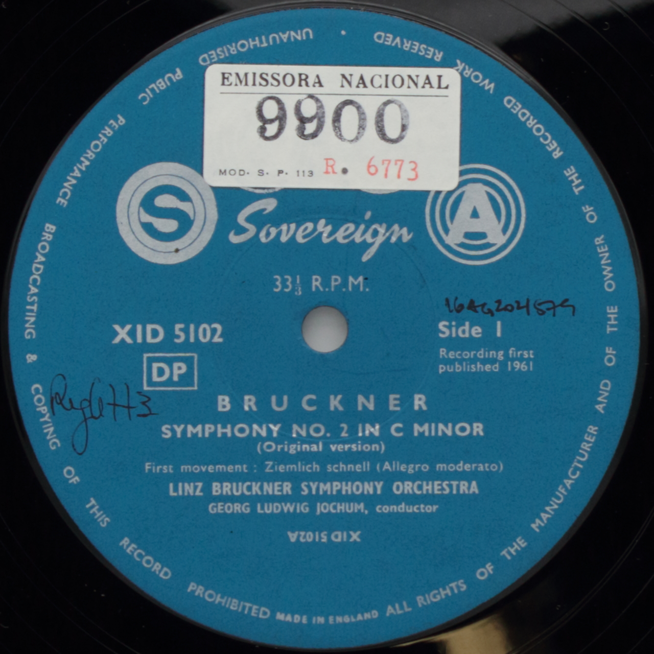 Bruckner: Symphony No. 2 in C minor / Wagner: Symphonie in C major
