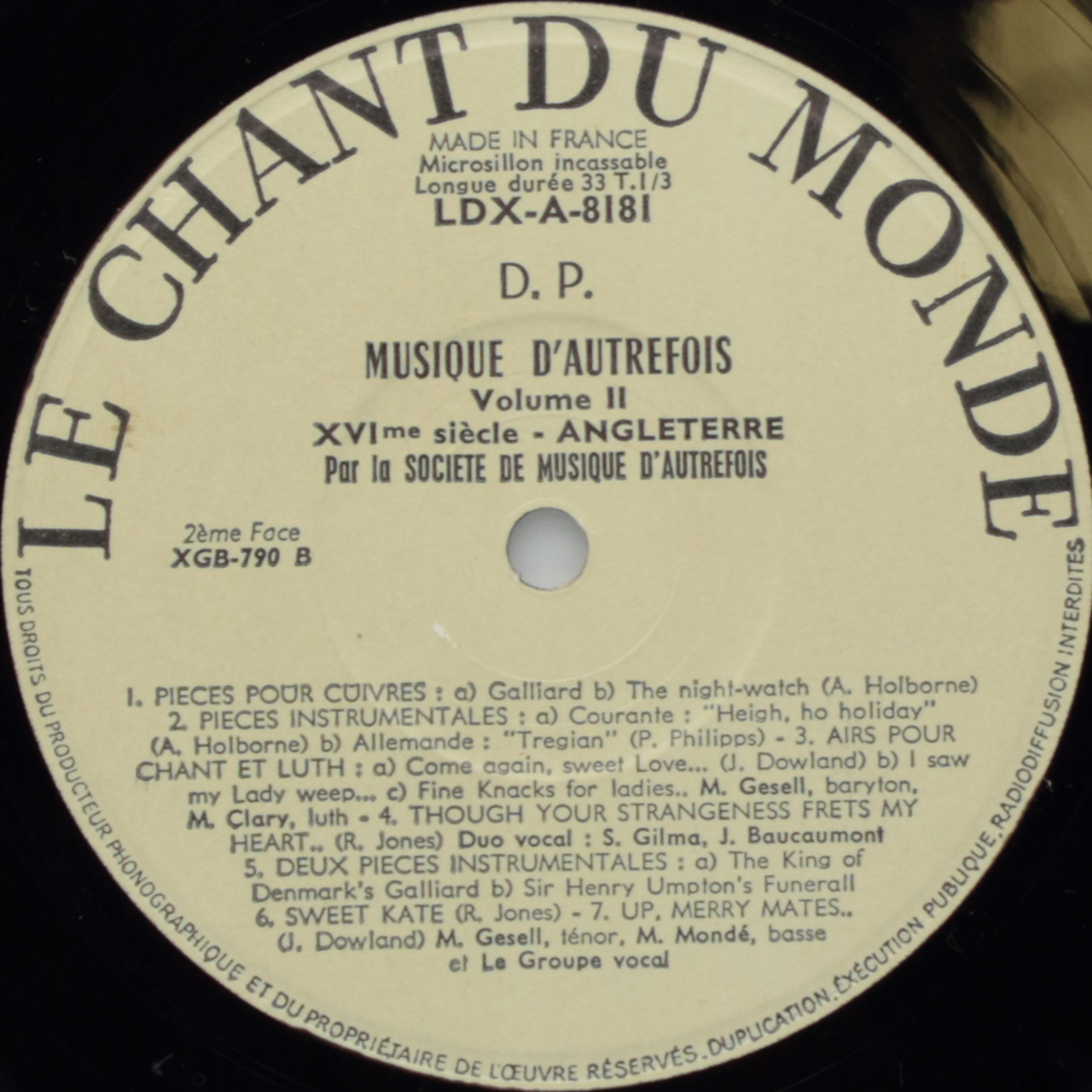 Musique dautrefois