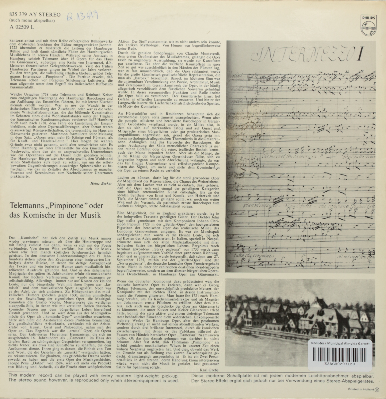 Telemann: Pimpinone