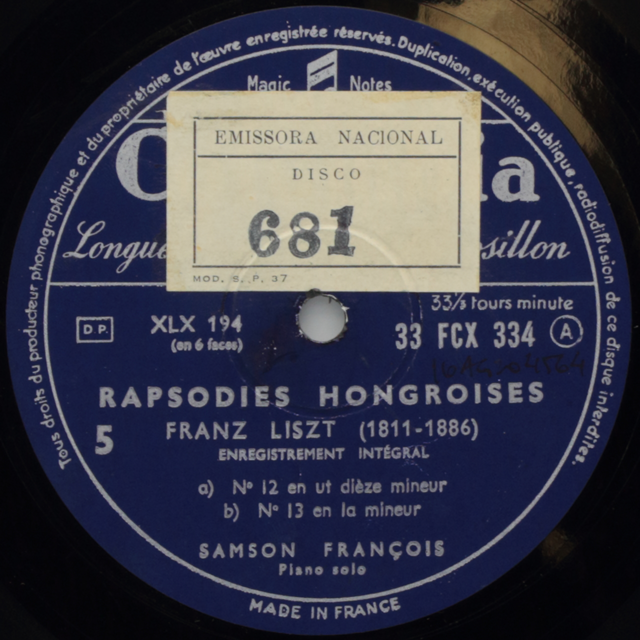 Liszt: Rapsodies Hongroises