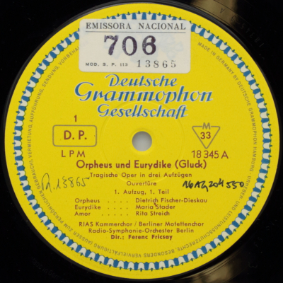 Gluck: Orpheus und Eurydike