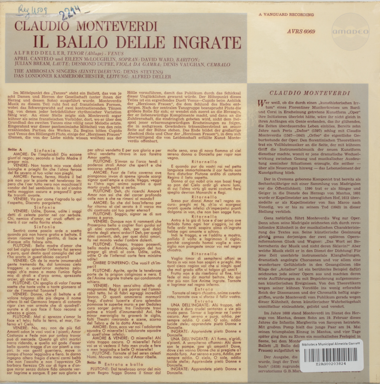 Monteverdi: Il ballo delle ingrate