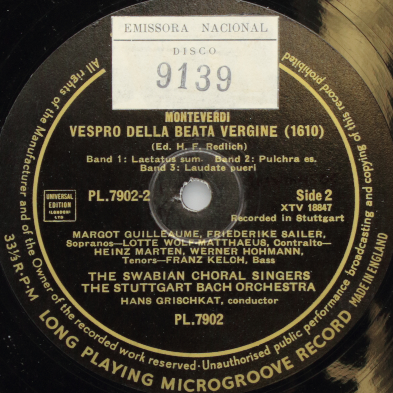 Monteverdi: Vespro della Beata Vergine