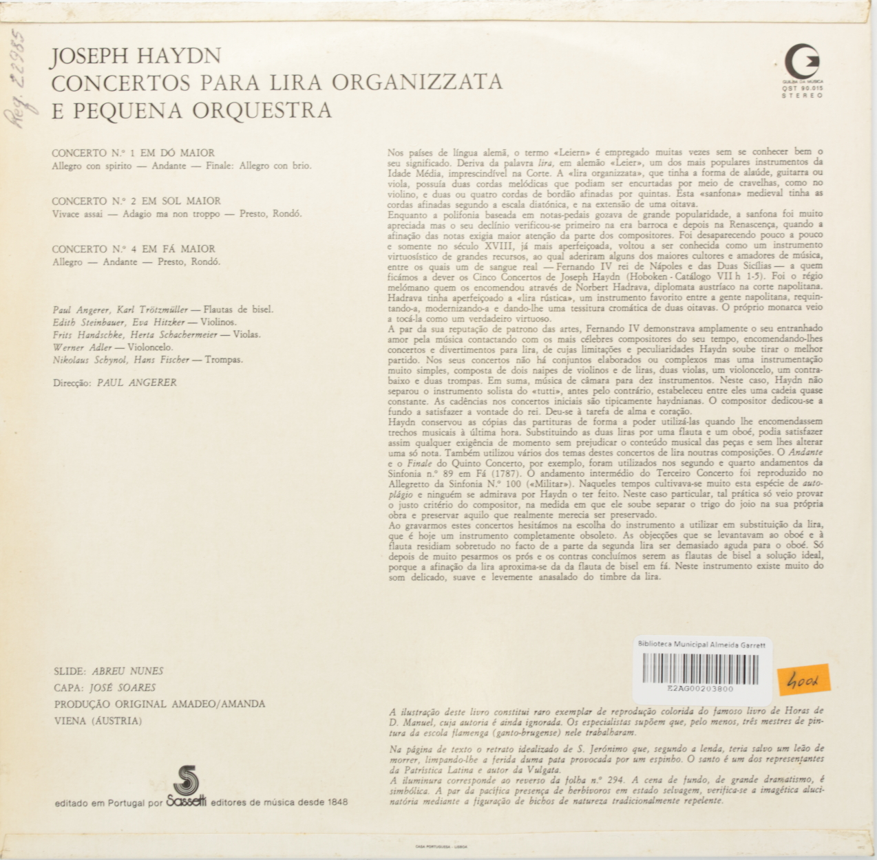 Haydn: Concertos para Lira e Orquestra