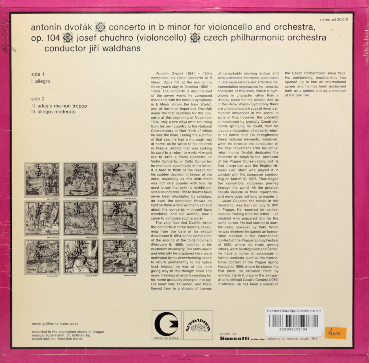 Dvořák: Concerto em Si menor para violoncelo e orquestra, Op. 104