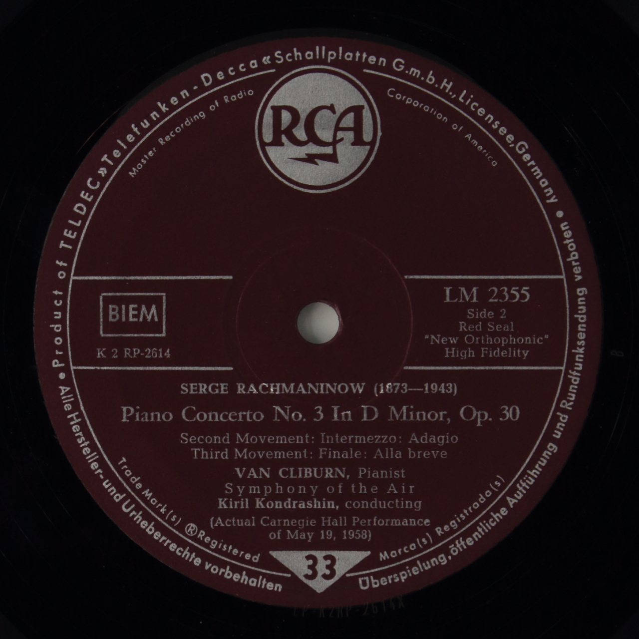 Rachmaninoff: Concerto Nº 3