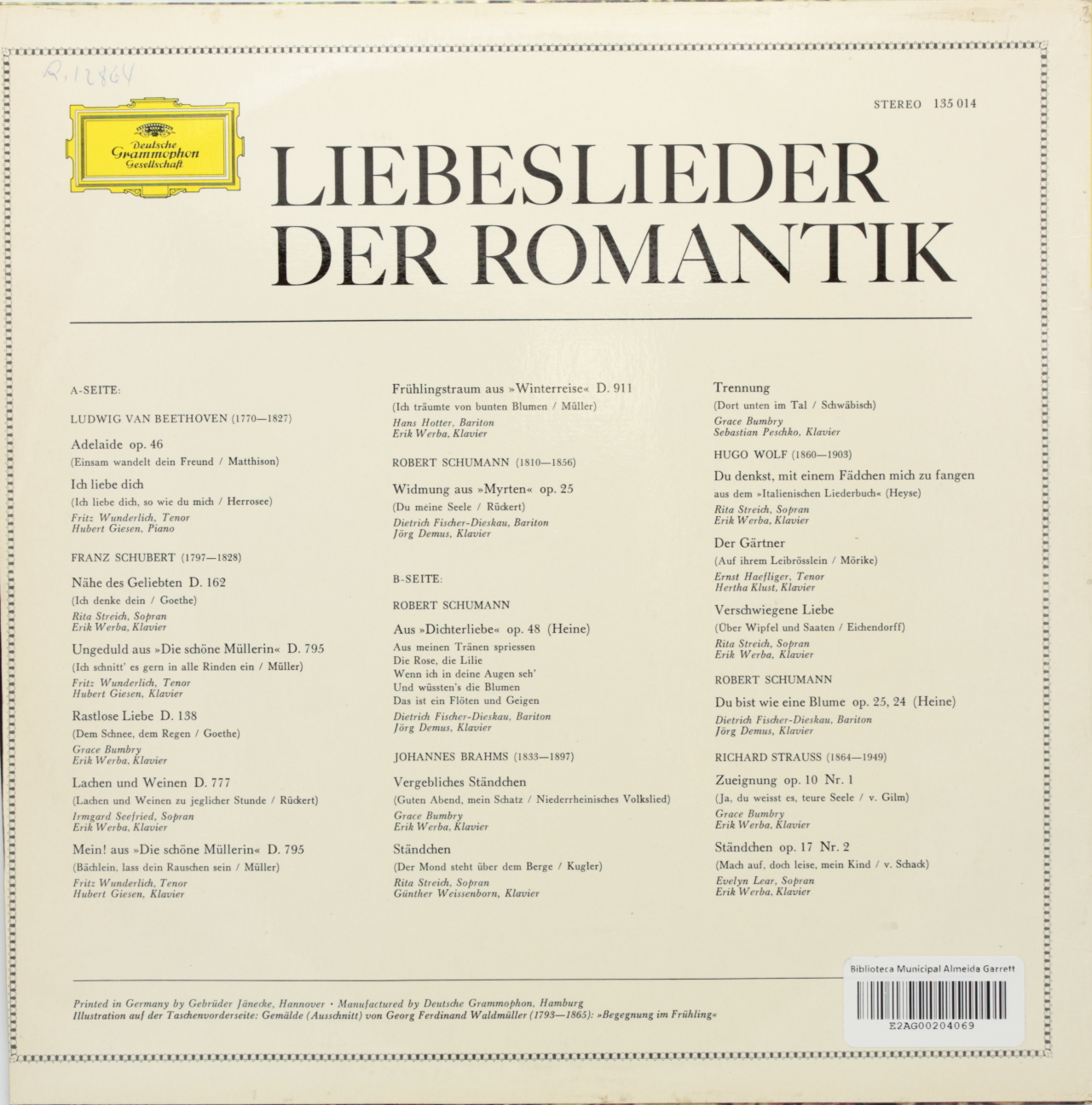 Liebeslieder der Romantik