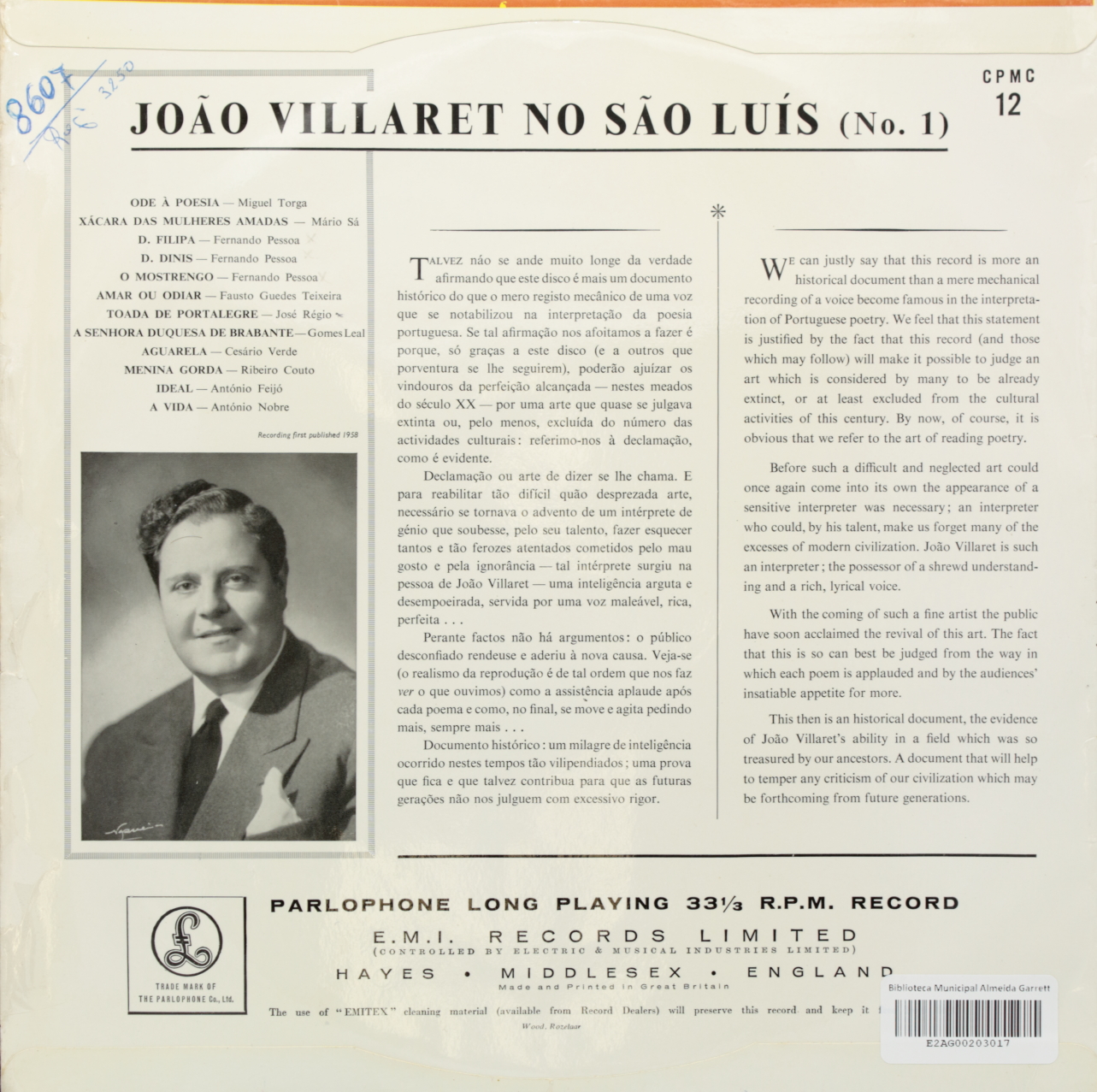 João Villaret no São Luís 1