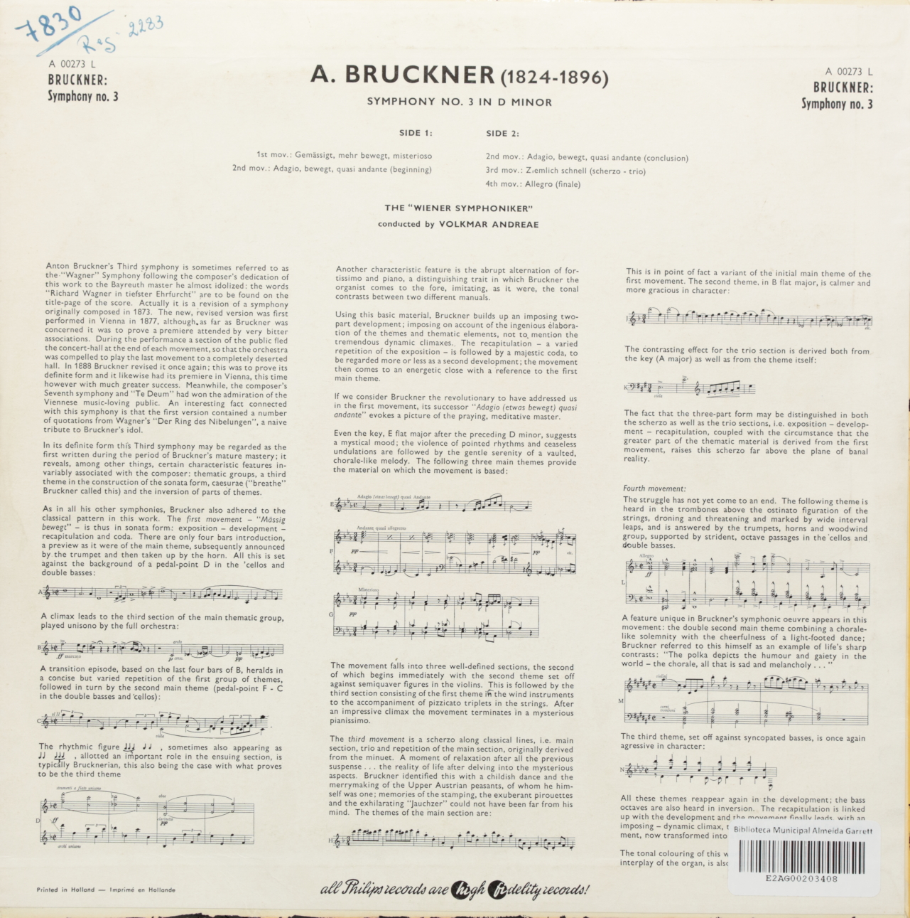Bruckner: Symphony Nº 3 in D minor
