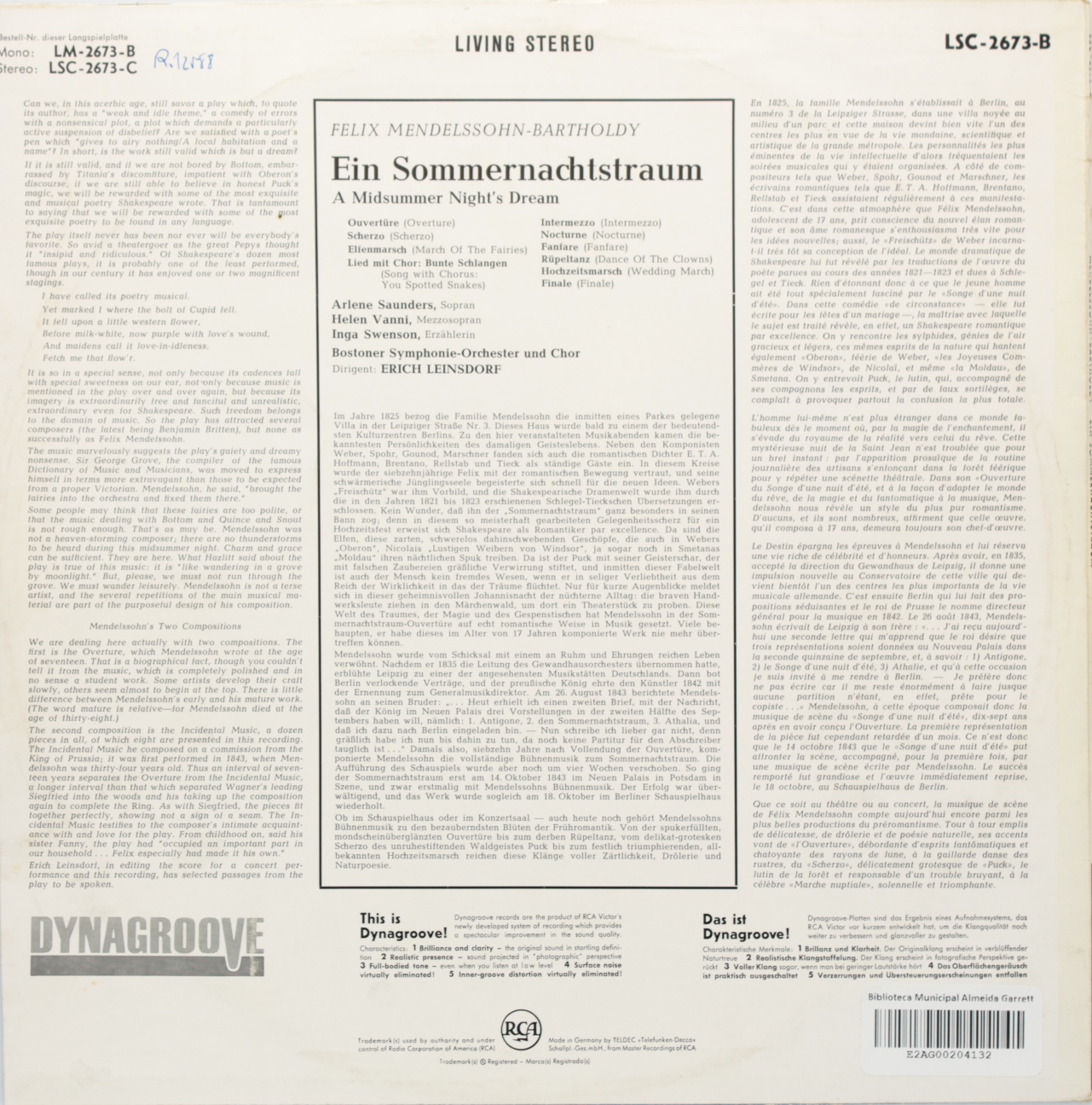 Mendelssohn: A Midsummer Nights Dream