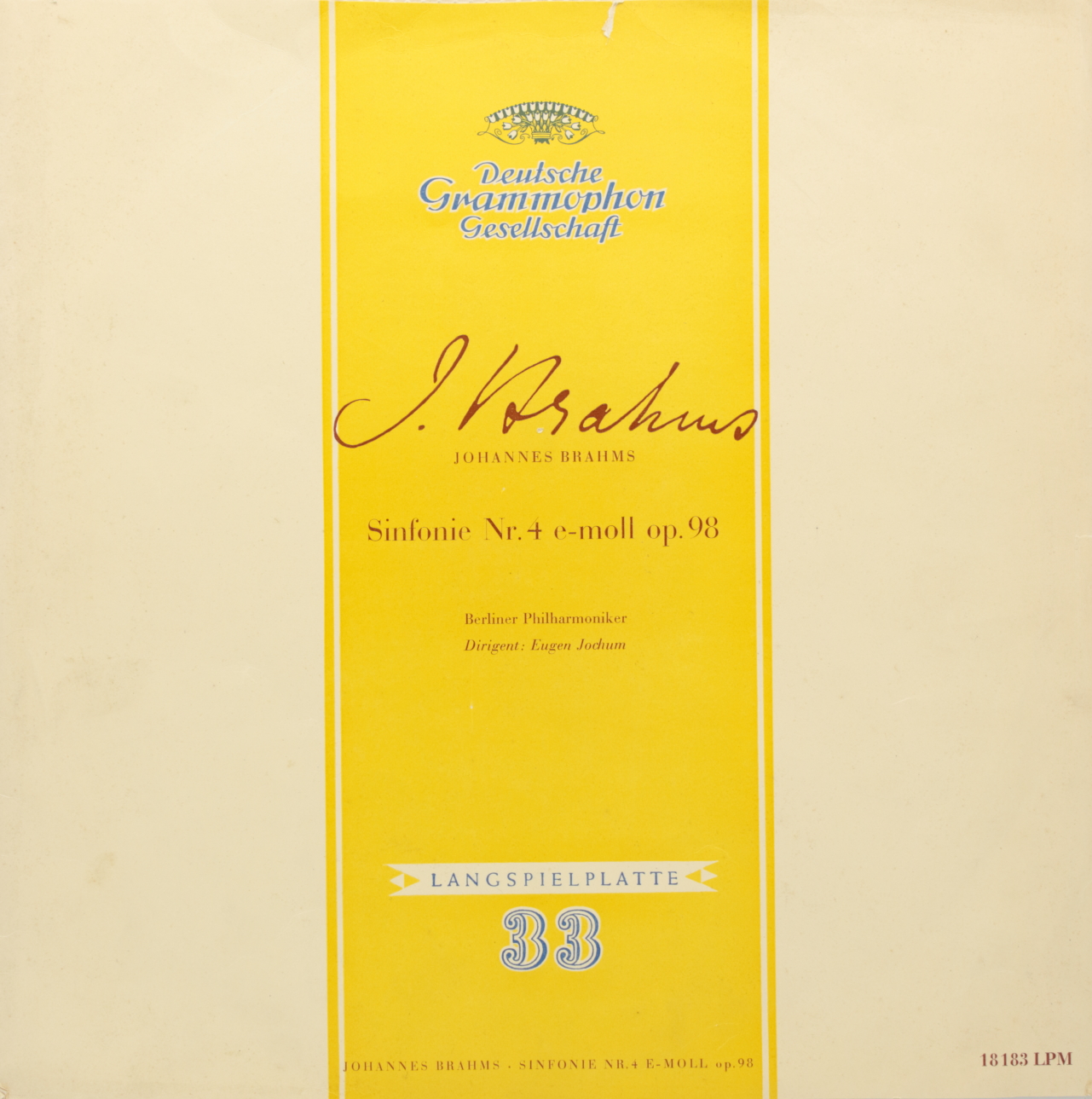Brahms: Sinfonie Nº 4 e-moll op. 98