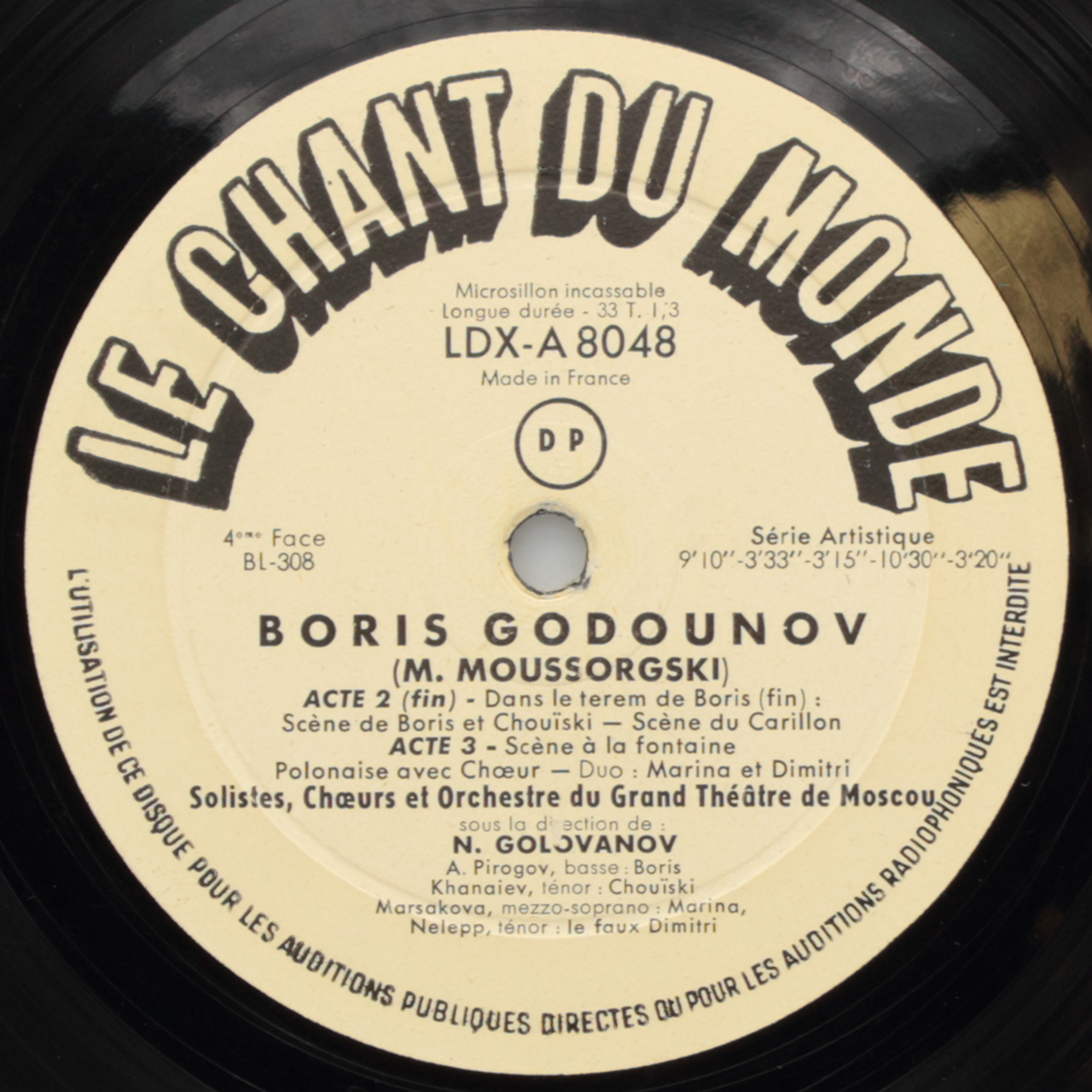 Mussorgsky: Boris Godounov