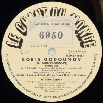 Mussorgsky: Boris Godounov