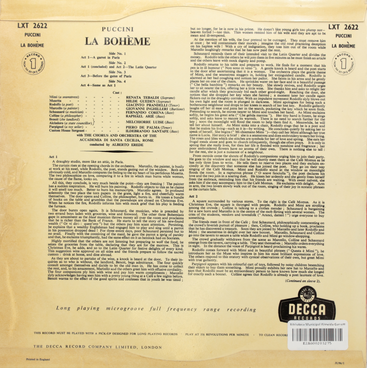 Puccini: La Bohème