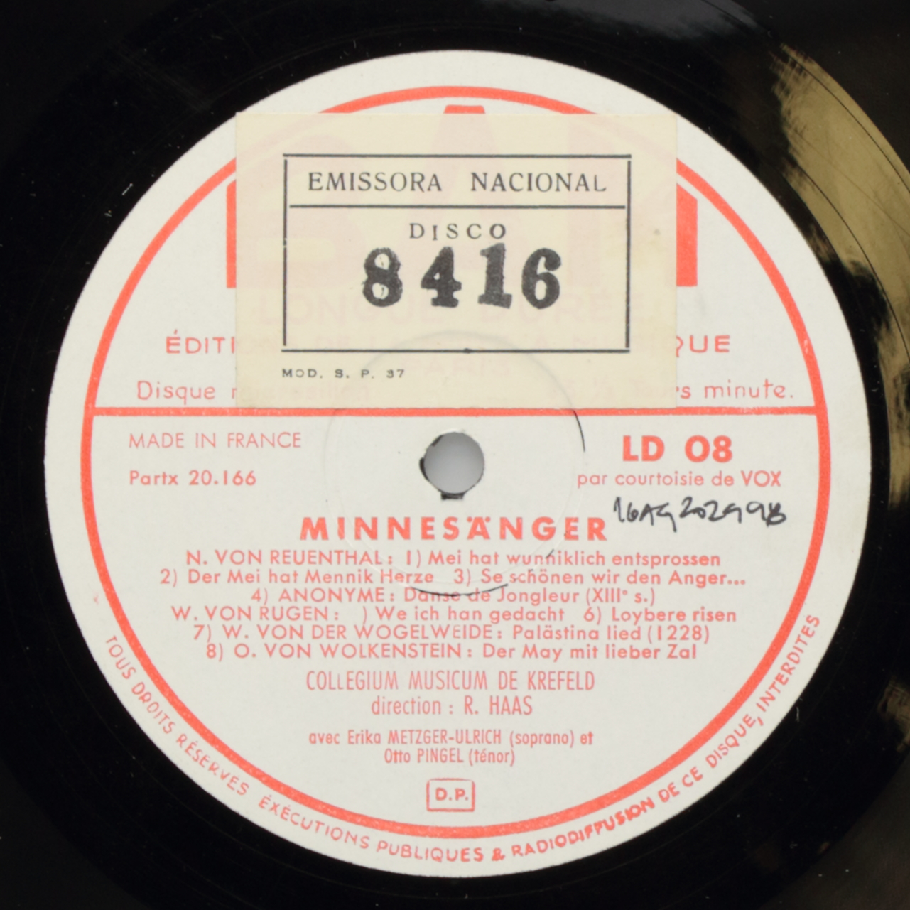 Minnesänger, Trouvères et Troubadours