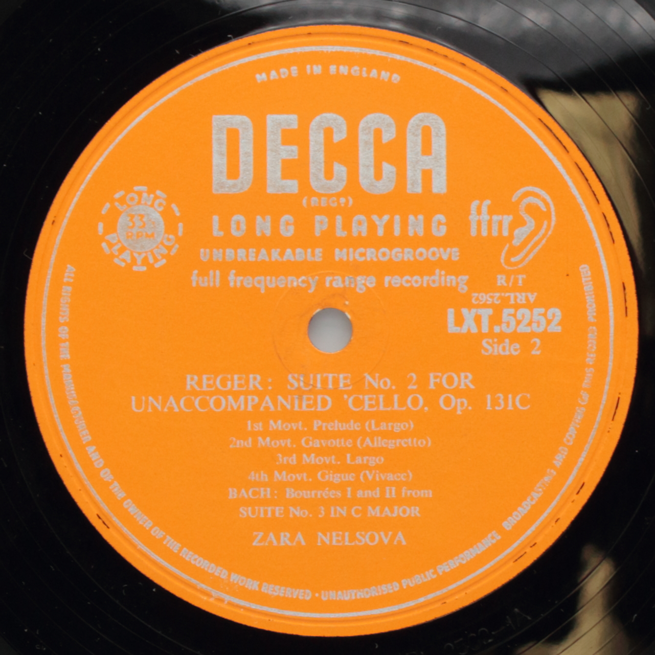 Kodály: Sonata for Unaccompanied Cello Opus 8 / Reger: Suite No. 2 for Unaccompained Cello Opus 1