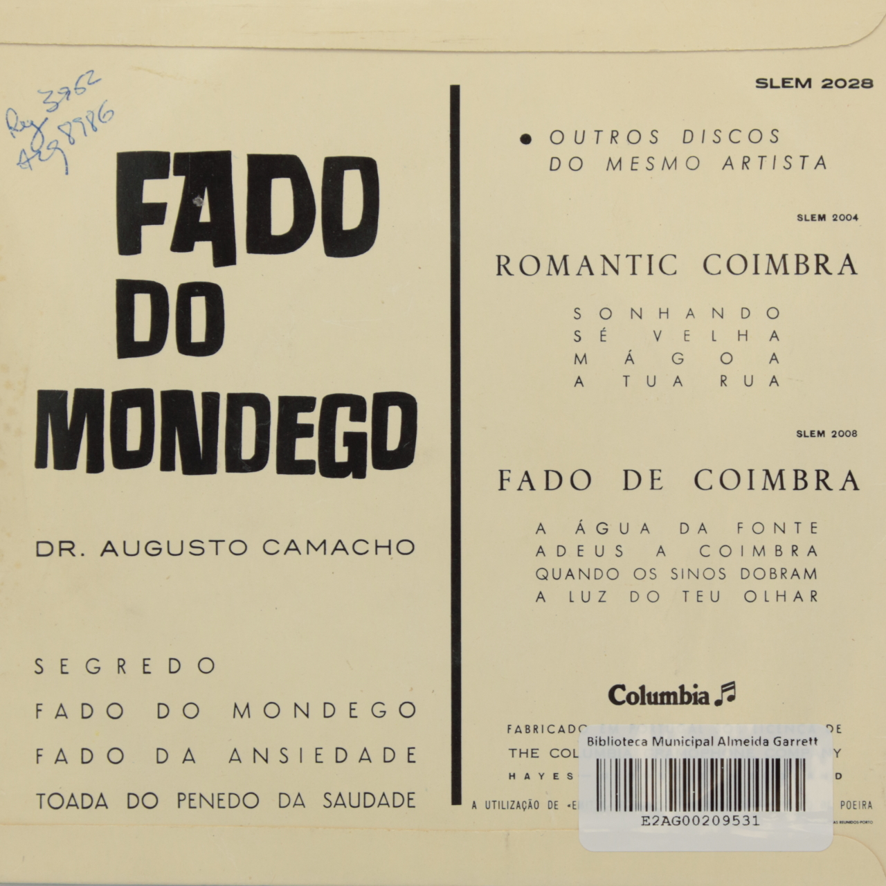 Fado do Mondego