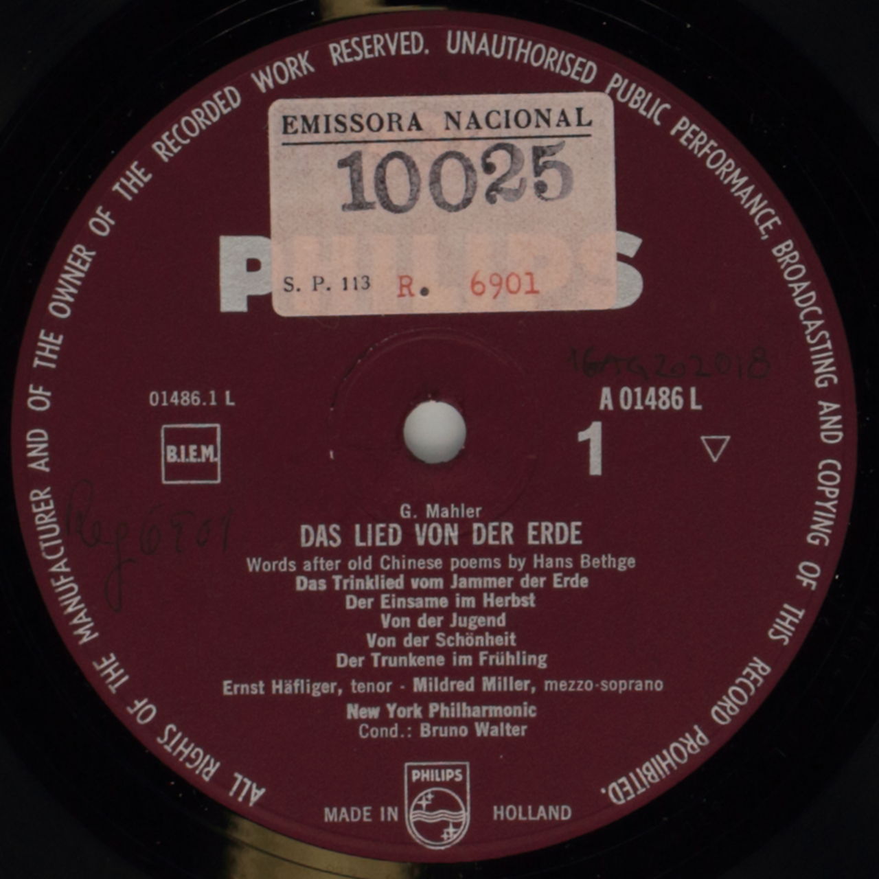 Mahler: Das Lied von der Erde