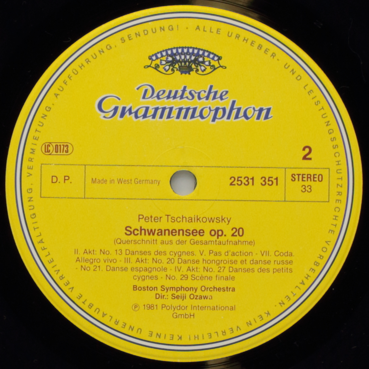 Tchaikovsky: Der Schwanensee op. 20