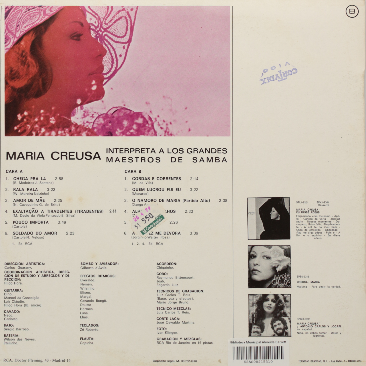 Interpreta a los grandes maestros de samba