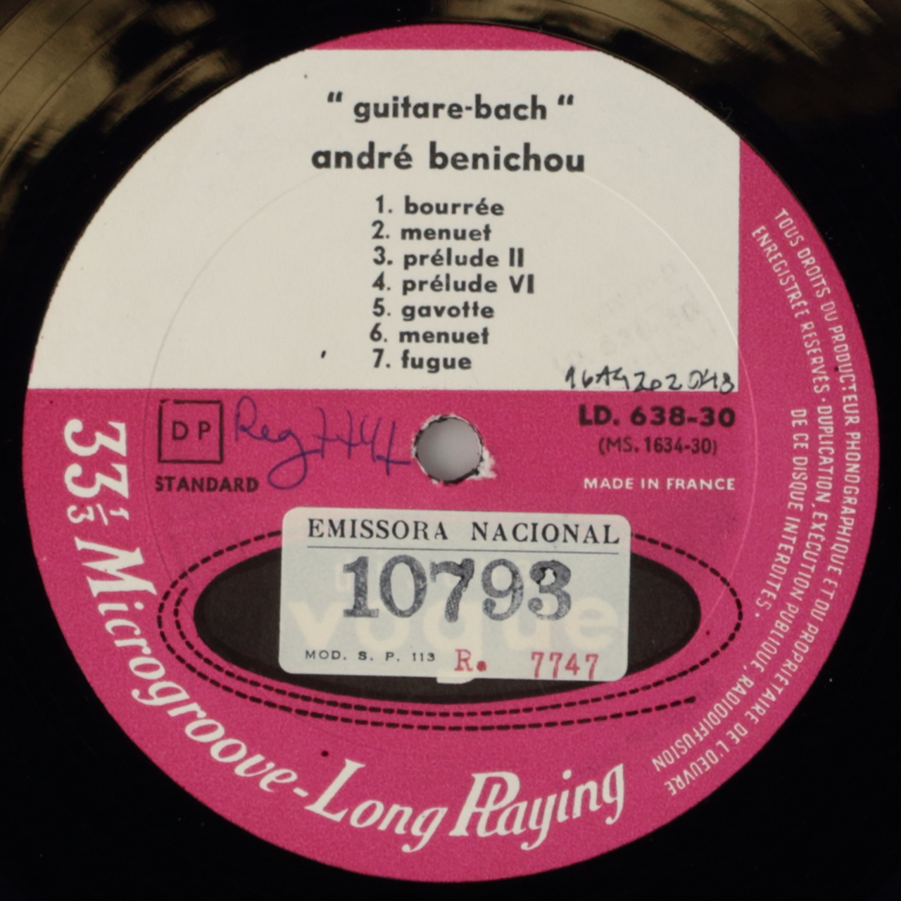 Bach: Guitare-Bach