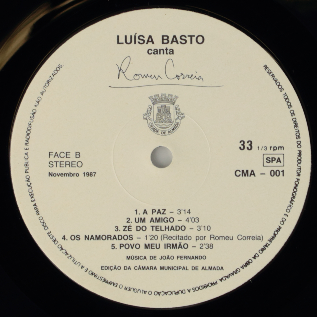 Luísa Basto canta Romeu Correia