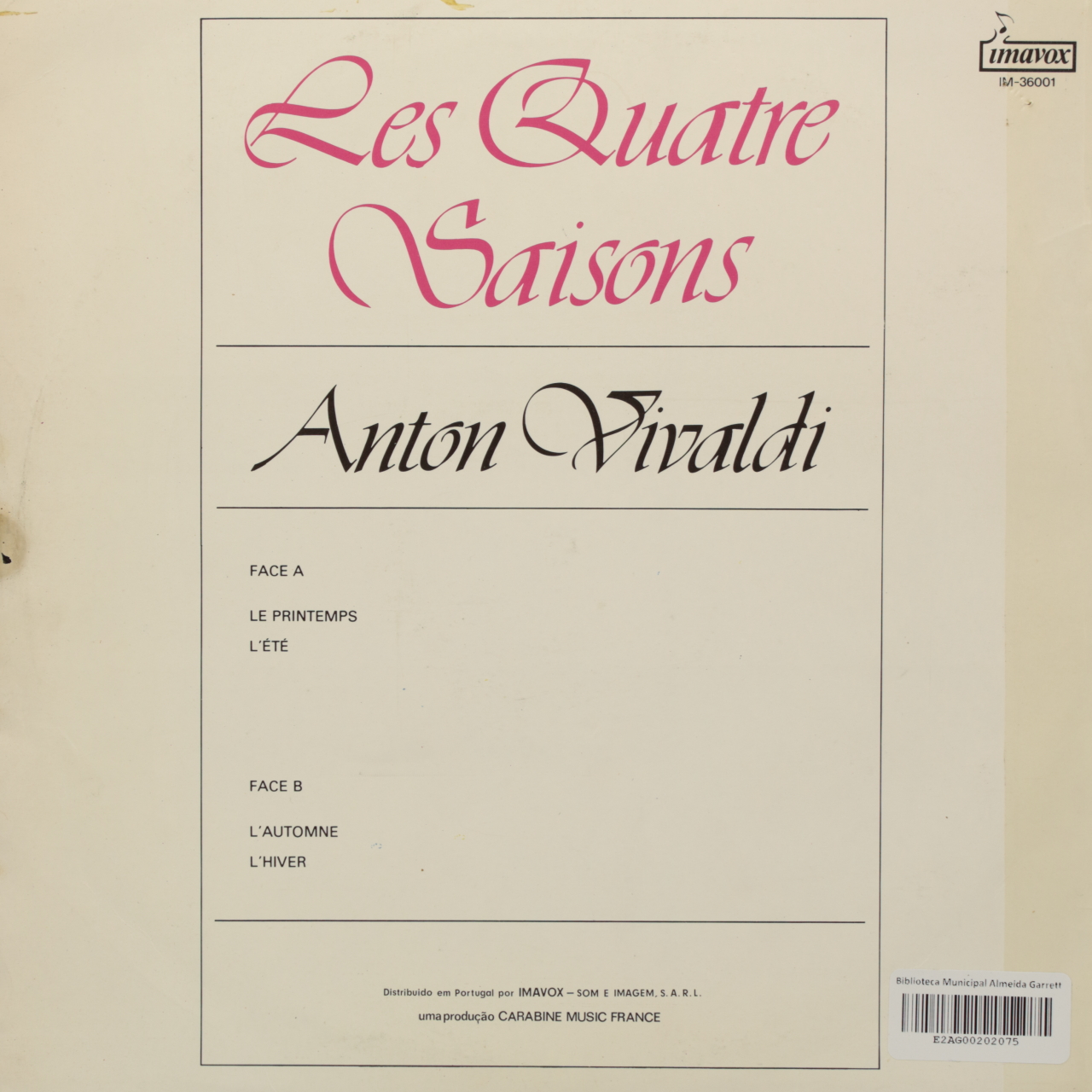 Vivaldi: Les quatre saisons