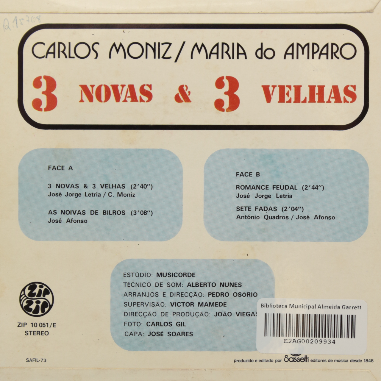 3 novas & 3 velhas