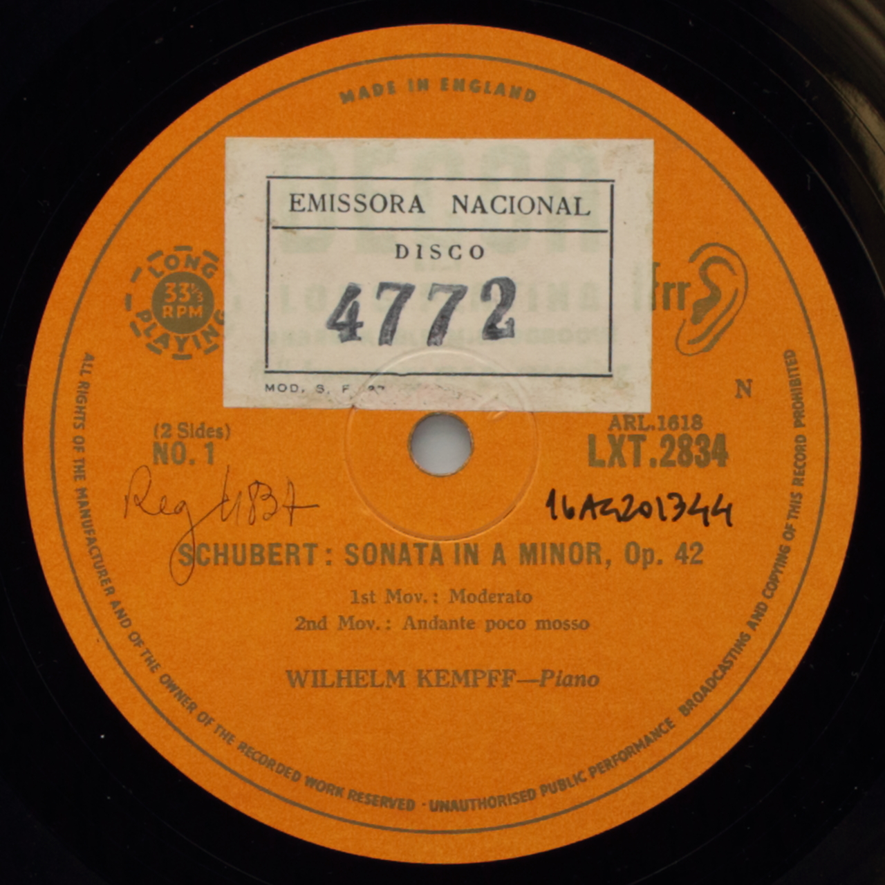 Schubert: Sonata Nº 16 in A minor, Op. 42