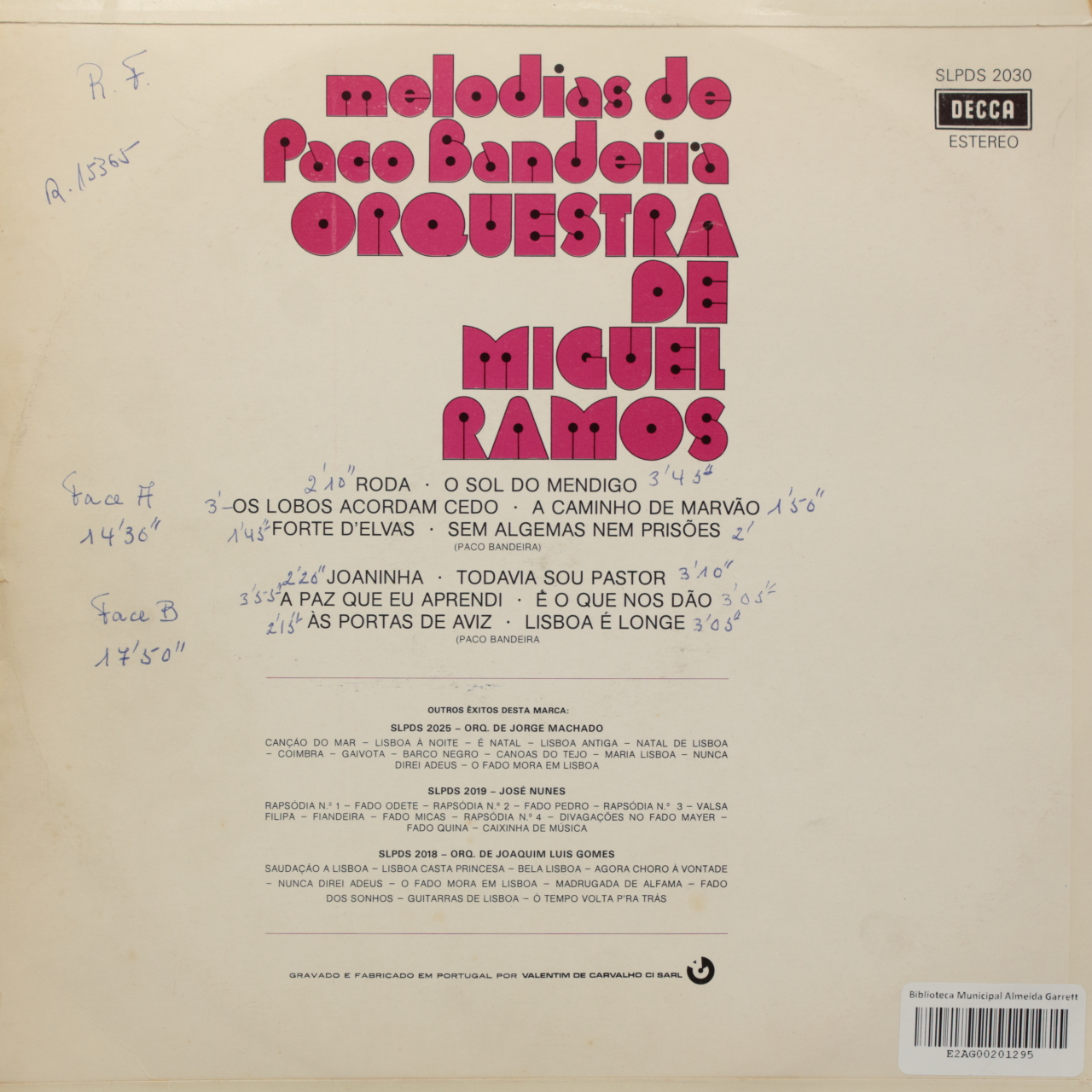 Melodias de Paco Bandeira