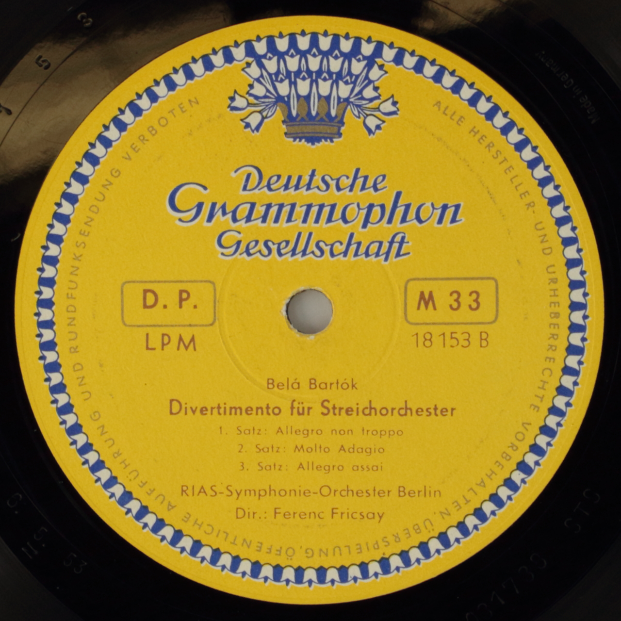 Bartók: Tanzsuite; Divertimento für Streichorchester