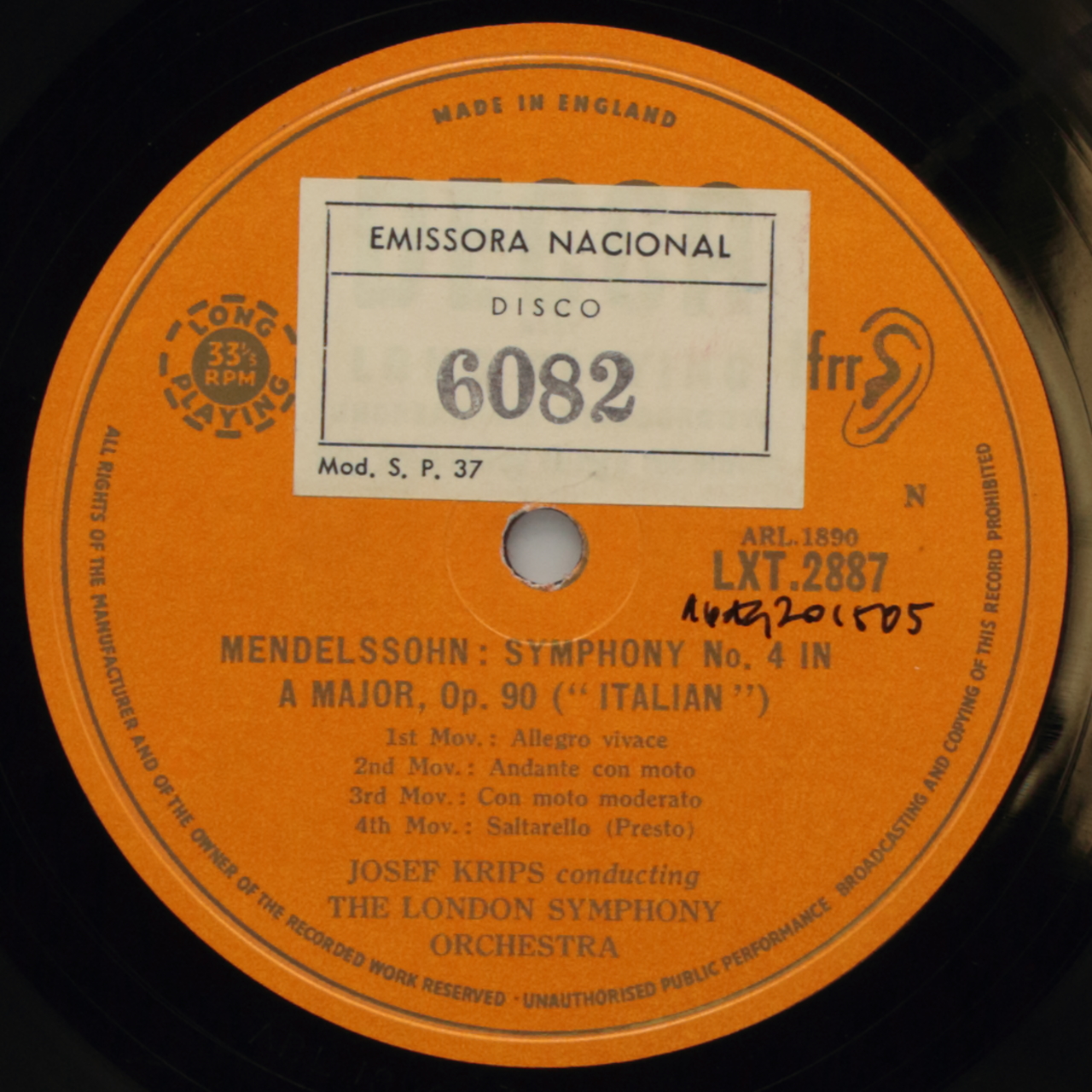 Mendelssohn: Symphony Nº 4 in A Major / Schumann: Symphony Nº 4 in D Minor