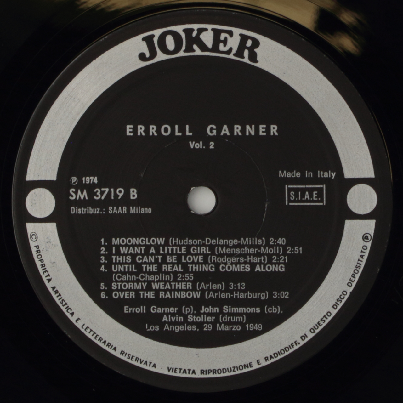 Erroll Garner Vol. 2
