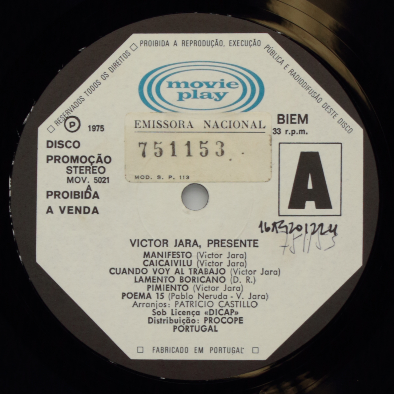 Victor Jara, presente