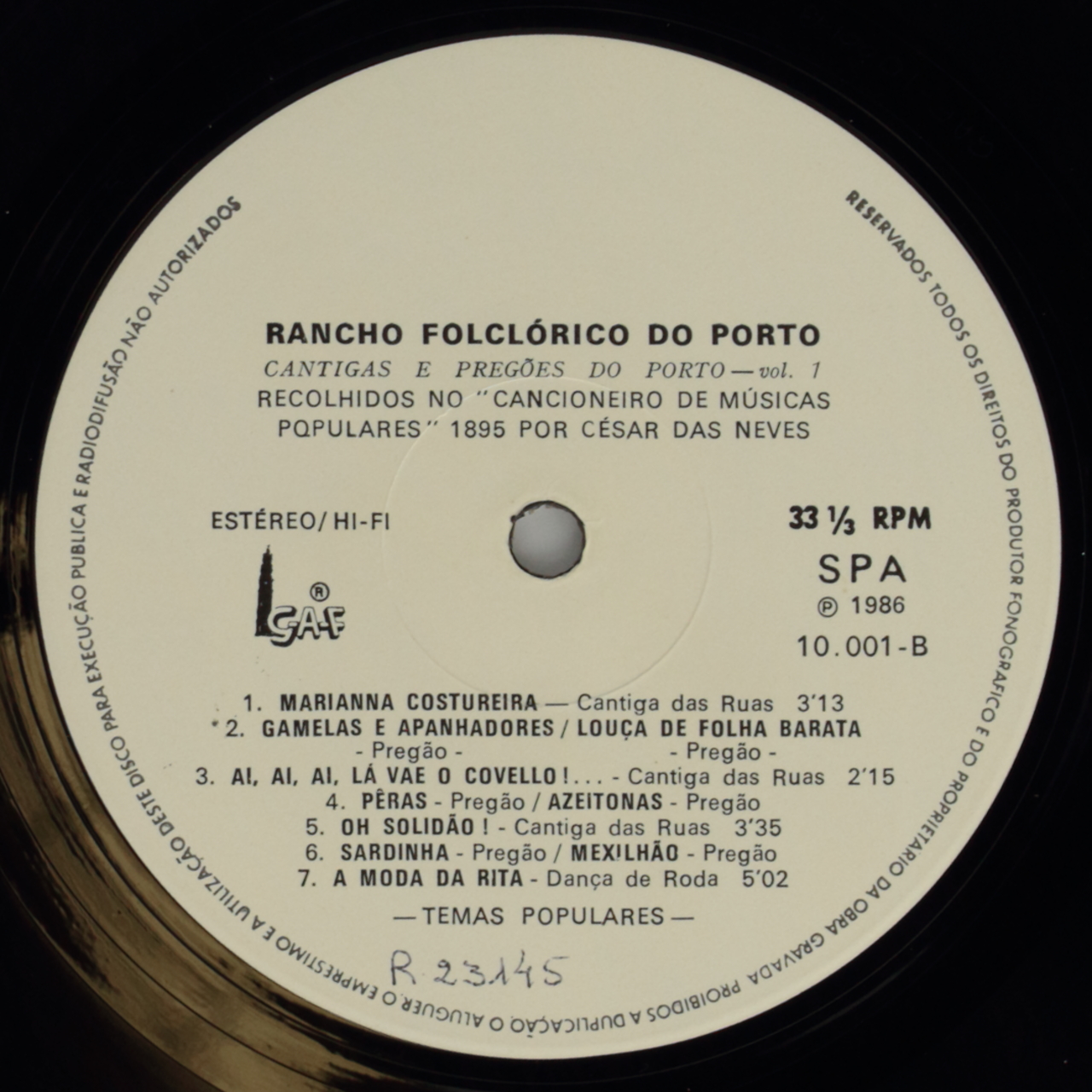 Cantigas e pregões do Porto - Vol. 1