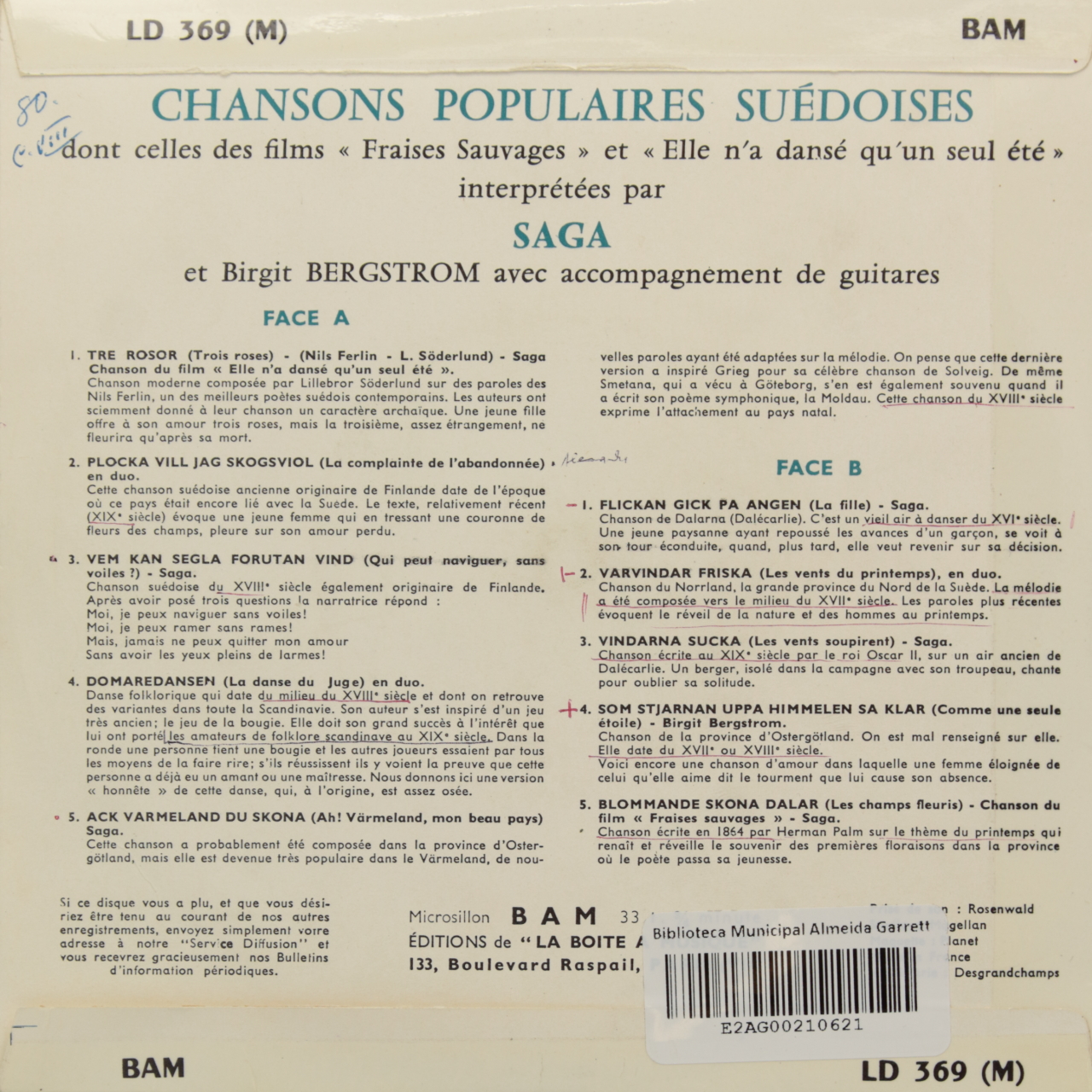 Chansons Populaires Suédoises