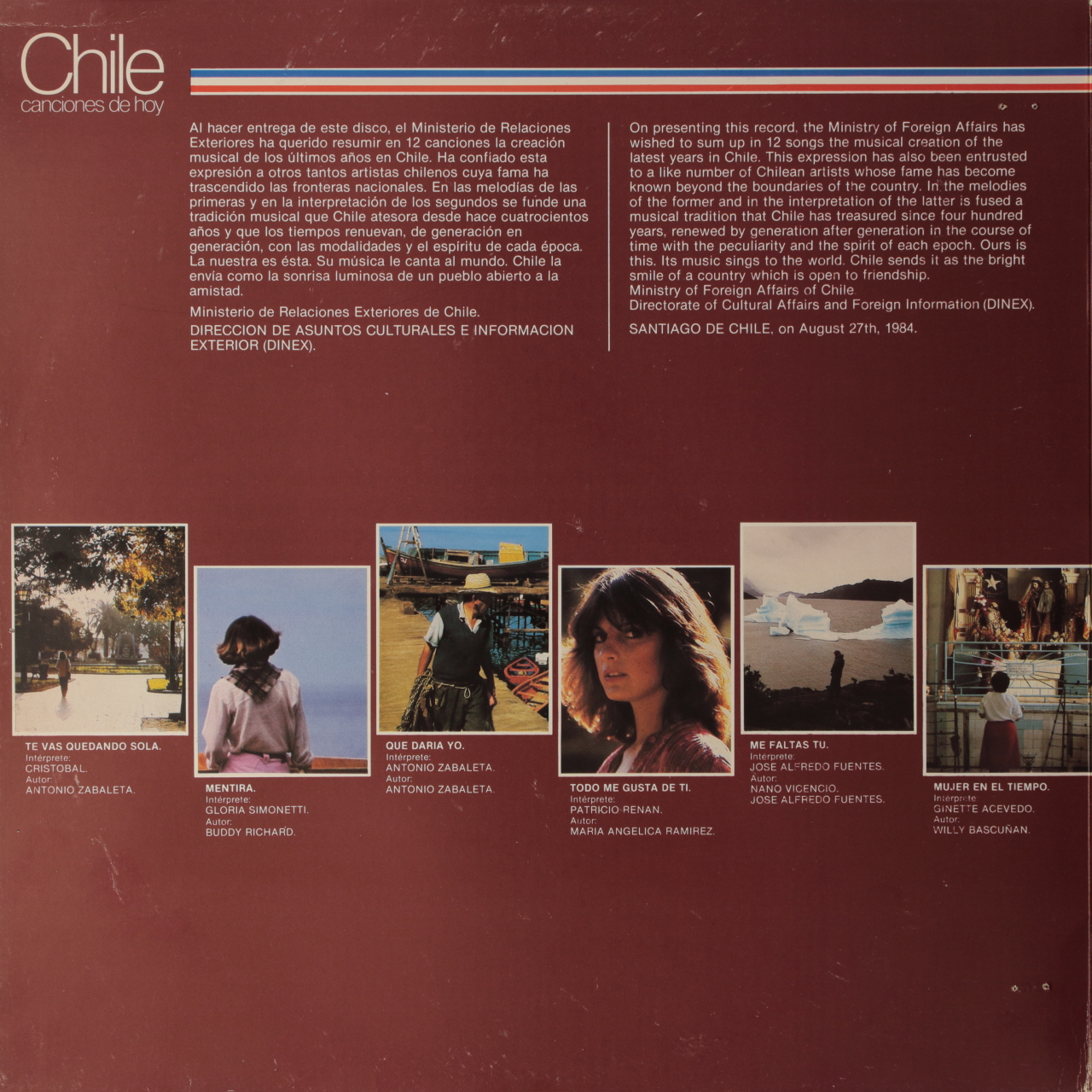 Chile: Canciones de hoy