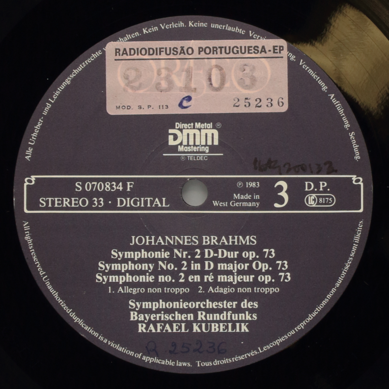 Brahms: Der vier Symphonien