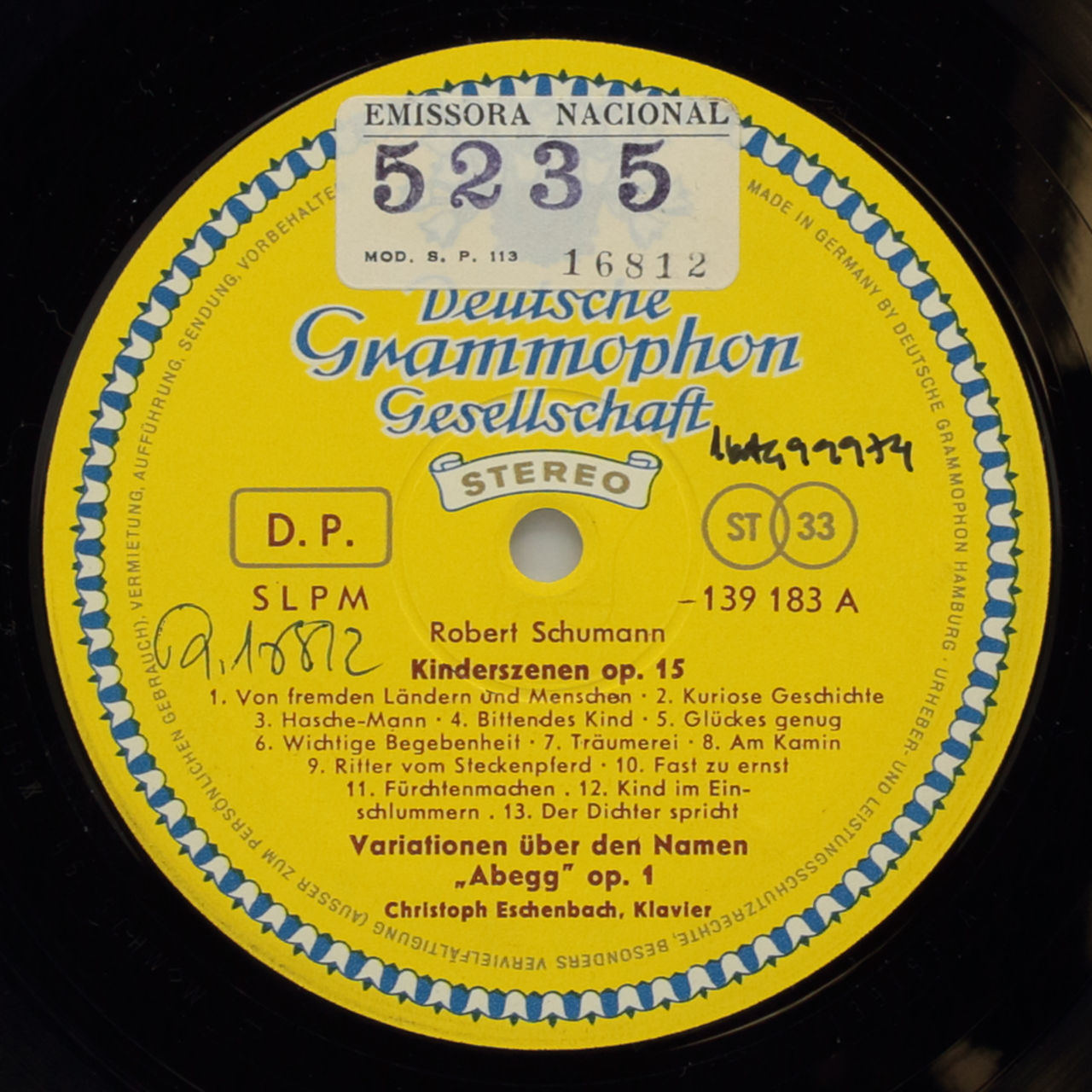 Schumann: Kinderszennen; Abegg-Variationen; Intermezzo; Waldszenen